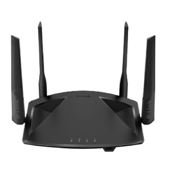 D-Link Двухдиапазонный Wi-Fi 6 маршрутизатор AX1800, 1x1000Base-T WAN, 3x1000Base-T LAN, 4 внешние несъемные антенны 5 дБи