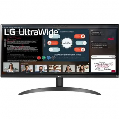 Монитор LG 29" UltraWide 29WP500-B черный IPS LED 21:9 (Ultrawide) HDMI матовая 350cd 178гр/178гр 2560x1080 75Hz FHD 5.2кг