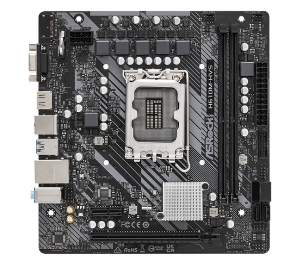 ASROCK H610M-HVS, LGA1700, H610, 2*DDR4, D-Sub+HDMI, 4xSATA3 6.0, 2xUSB 3.2, 4xUSB 2.0, mATX; 90-MXBHT0-A0UAYZ