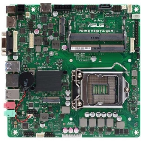 ASUS PRIME H510T2/CSM-SI, LGA1200, B510, 2*DDR4, D-sub+HDMI, SATA 6.0, M.2, USB 3.2*2, USB 2.0*2,  mITX; 90MB17X0-M0EBYC