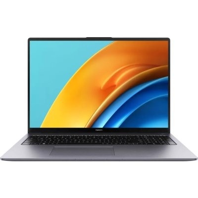Ноутбук Huawei MateBook D 16 Core i5 12450H 16Gb SSD512Gb Intel UHD Graphics 16" IPS (1920x1200) noOS grey space WiFi BT Cam (53013TPC)