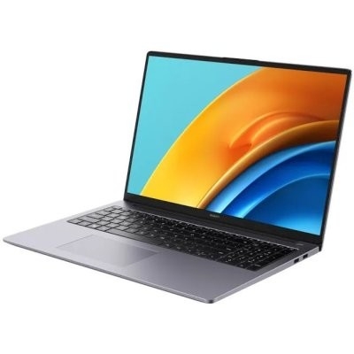 Ноутбук Huawei MateBook D 16 Core i5 12450H 16Gb SSD512Gb Intel UHD Graphics 16" IPS (1920x1200) noOS grey space WiFi BT Cam (53013TPC)