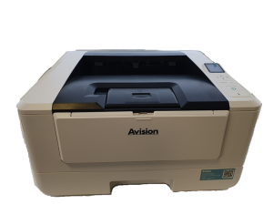 Avision AP40 светодиодный принтер черно-белая печать (A4, 40 стр/мин, 512 Мб, дуплекс, 2 trays 250 +10, USB/Eth., стартовый картридж 3000 стр., кабель