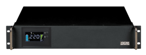 Powercom King Pro RM, Line-Interactive, 3000VA/2400W, Rack mount 3U, 8*IEC320-C13 (8 batt), Serial+USB, SmartSlot, LCD, black (1152615)